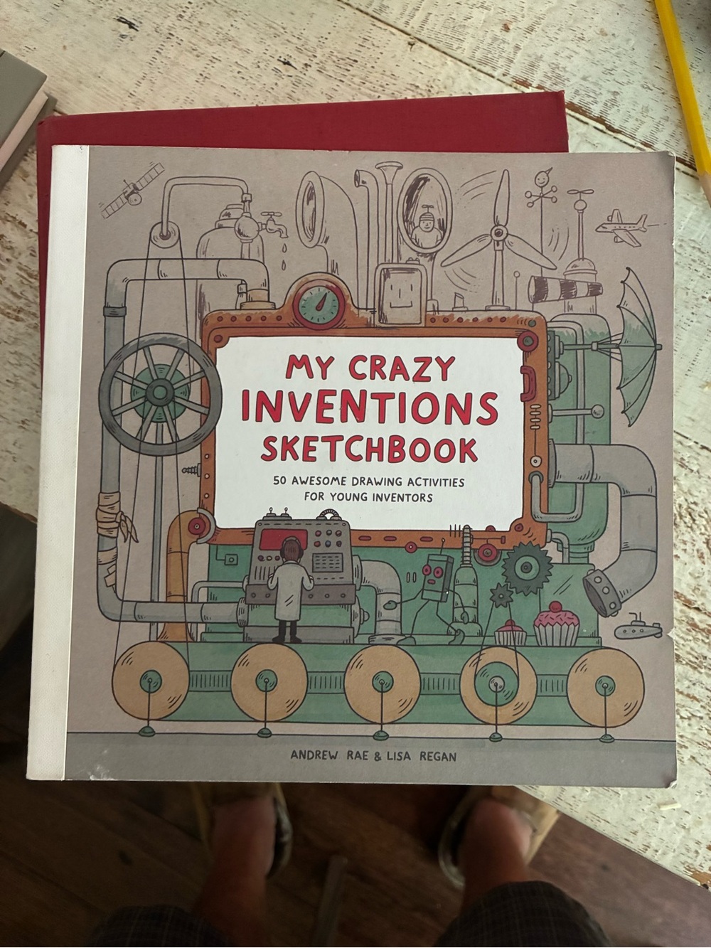 My Crazy Inventions Sketchbook - Red Cover